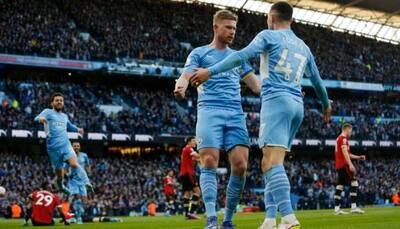 Cristiano Ronaldo-less Manchester United thrashed by Manchester City as Kevin de Bruyne and Riyad Mahrez run riot, Watch