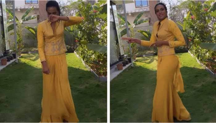 PV Sindhu dances to ‘Kacha Badam’ song, video goes viral – WATCH