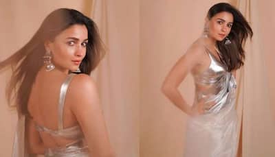 Alia Bhatt BRUTALLY trolled for wearing 'aluminium saree' to ITA awards 2022, netizens call it 'silver foil'!
