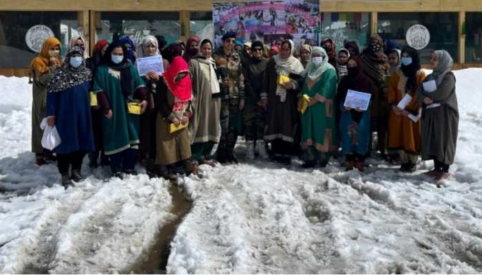 Indian Army celebrates Women&#039;s Day in Kashmir&#039;s Gurez, felicitates achievers