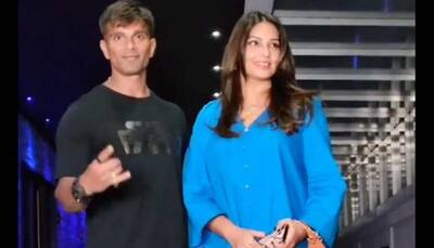 Bipasha Basu steps out with fam-jam in oversized T-shirt dress, sparks pregnancy rumour - Watch