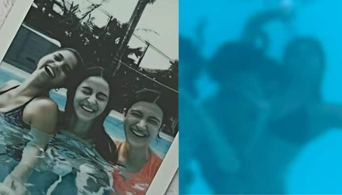 Suhana Khan, Ananya Panday and Shanaya Kapoor enjoy pool-time with AbRam Khan: Video