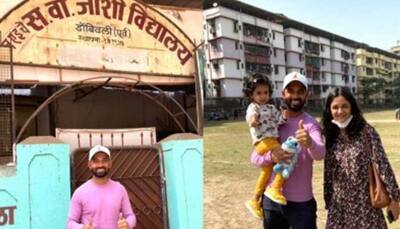 Ajinkya Rahane shares video of nostalgic trip to his school and first cricket ground – WATCH
