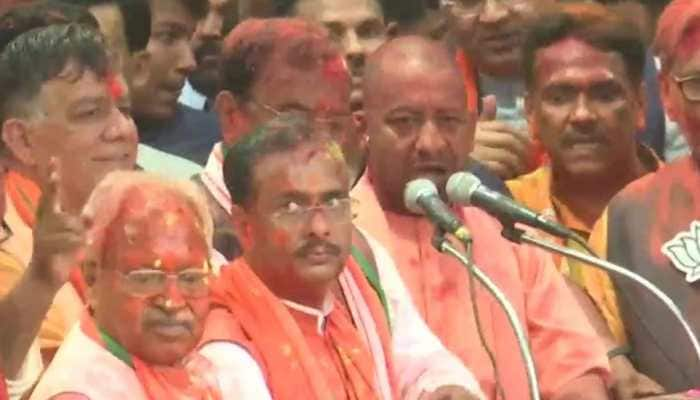 Yogi Adityanath&#039;s fiery victory speech: &#039;People have taught a lesson to Opposition&#039; 