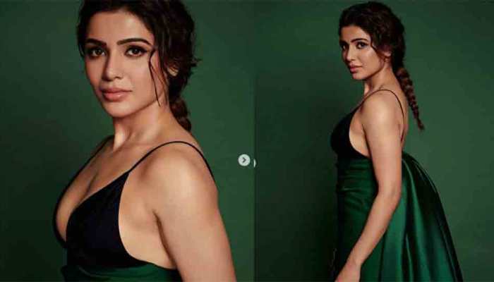 Samantha Ruth Prabhu gets brutally trolled for deep neck green gown, netizens say 'worst dress'
