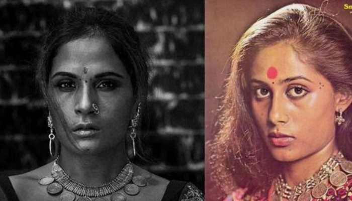 Richa Chadha revisits late Smita Patil&#039;s iconic look, Prateik Babbar reacts