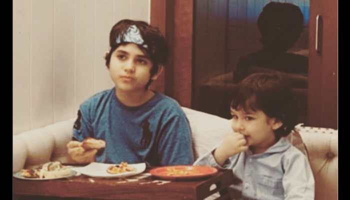 Taimur-Kiaan enjoy pizza in old pic, Kareena Kapoor wishes Karisma&#039;s son on birthday 