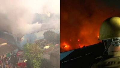 Massive fire continues to rage at godown in Kolkata after 12 hours 