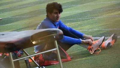 Saif Ali Khan-Amrita Singh's son Ibrahim Ali Khan gets injured while playing football, Abhishek Bachchan spotted resting on ground: PICS