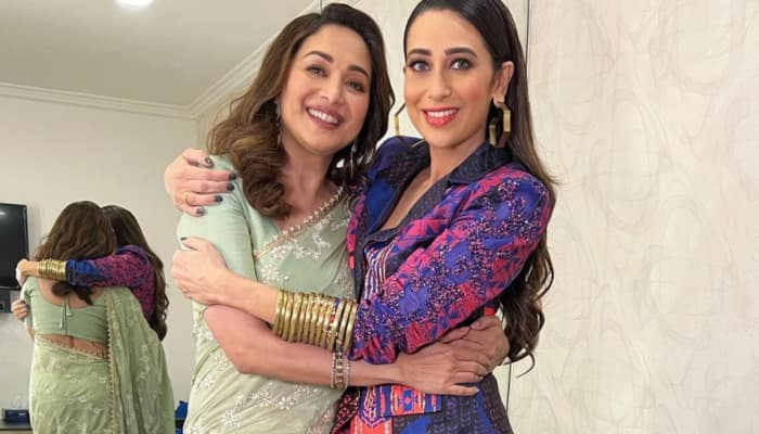 Karisma Kapoor reunites with Madhuri Dixit, fans want 'Dil Toh Pagal Hai 2'