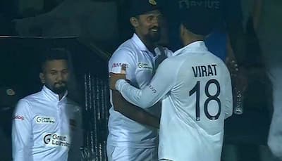 India vs SL Pink Ball Test: Rahul Dravid and Virat Kohli congratulate Suranga Lakmal on his final Test, Watch