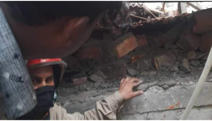 Under-construction building collapses in Delhi; Several feared trapped