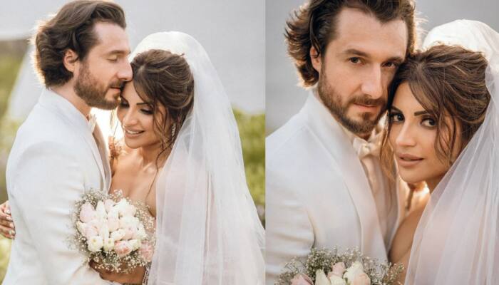 Shama Sikander marries beau James Milliron in a dreamy-white wedding in Goa: Pics