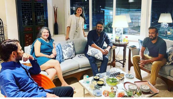 Shark Tank’s Anupam Mittal chills with Chetan Bhagat and R Madhavan, fans ecstatic