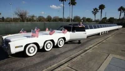 Meet the record-holding world’s longest car with Helipad, Golf Course, Swimming Pool and more
