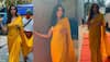 Hey, that's desi Nora Fatehi burning Instagram in a smouldering mustard saree - Watch