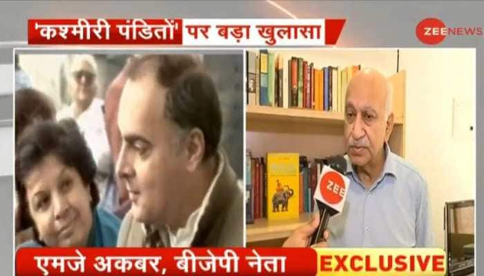 What did Rajiv Gandhi say on the exodus of Kashmiri Pandits? MJ Akbar reveals