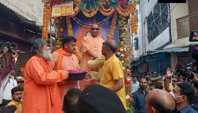 With sunglasses & toy bulldozer, Yogi Adityanath celebrates Holi in Gorakhpur- See pics