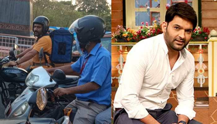 Kapil Sharma goes unrecognised as a food delivery boy on Odisha roads, fan sends him viral pic!