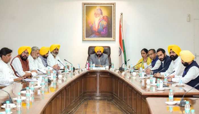 Punjab CM Bhagwant Mann holds first Cabinet meet, announces 25,000 govt jobs