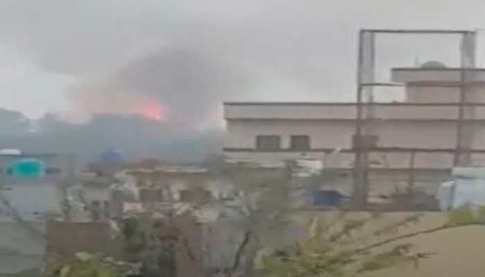 Massive explosion in Pakistan's Sialkot Cannt area due to short circuit