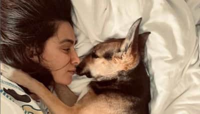Newlywed Shibani Dandekar posts adorable picture with her pet dog 'Tyson Akhtar' 