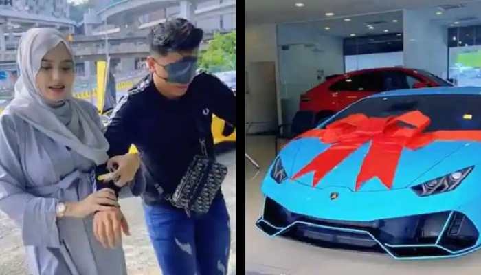 Pregnant wife gifts husband a Lamborghini Huracán supercar worth Rs 3.21 crore for THIS reason