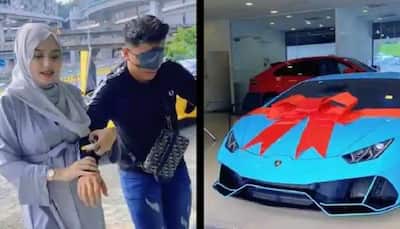 Pregnant wife gifts husband a Lamborghini Huracán supercar worth Rs 3.21 crore for THIS reason