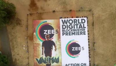 Ajith Kumar-starrer Valimai's grand OTT release announced with HUGE 10,000 sqft poster! - Watch