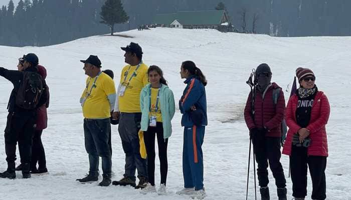 Women participation in winter sports continues to grow in Jammu &amp; Kashmir&#039;s Gulmarg