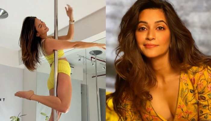 Only Kriti Khar Xxx Videos - Kriti Kharbanda's HOT pole dancing video gets fiery reaction from her  boyfriend Pulkit Samrat! | Buzz News | Zee News