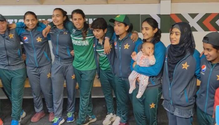 WATCH: Pakistan captain Bismah Maroof’s kid sings team song with mum and other players after win over West Indies