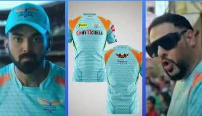IPL 2022: Lucknow Super Giants UNVEILS new jersey and theme song featuring Badshah - WATCH