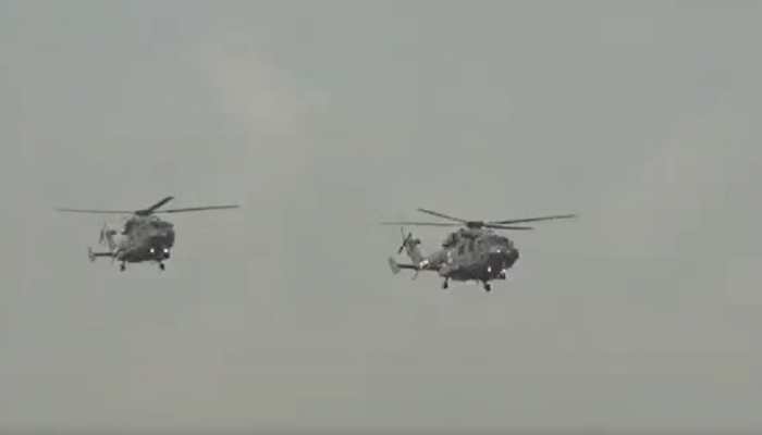 Indian Naval Base INS Parundu inducts two indigenous ALH Mk3 helicopters along southern coast 
