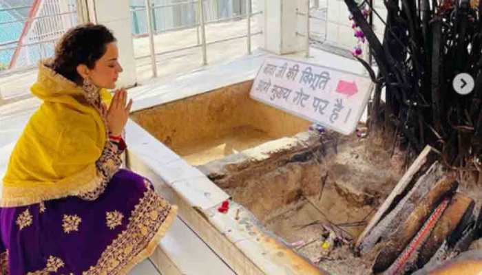 Kangana Ranaut rings in 35th birthday by seeking blessings at Vaishno Devi Temple with sister Rangoli, drops pics