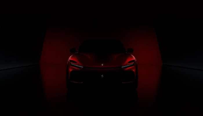 Upcoming Ferrari Purosangue SUV design revealed in first official teaser, see here