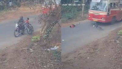 9-year-old's miraculous escape from road accident caught on CCTV- Watch jaw-dropping video