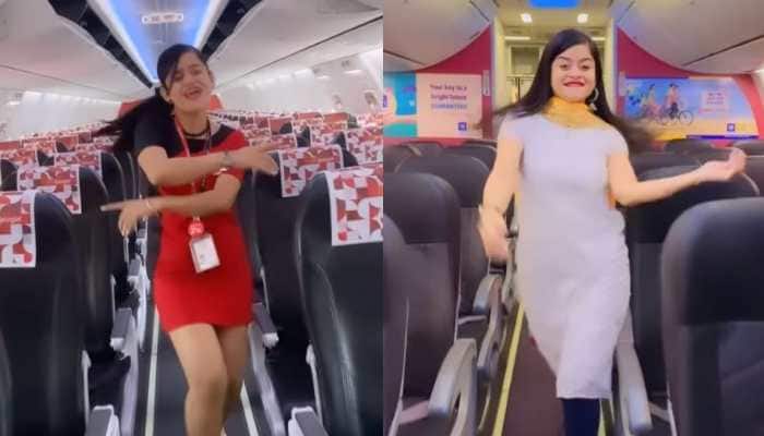 Viral video: SpiceJet air hostess grooves to Deepika Padukone’s Balam Pichkari in flight