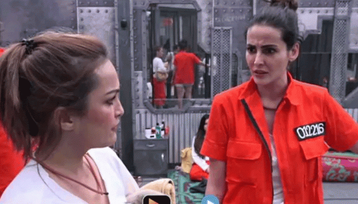 Lock Upp Day 27 written updates: Water fight breaks out in jail, Mandana Karimi taunts Nisha Rawal for her 'secret kiss' Lock Upp Day 27 written updates: Water fight breaks out in jail, Mandana Karimi taunts Nisha Rawal for her 'secret kiss'