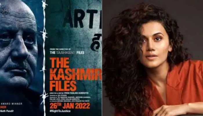 It can&#039;t be a bad film: Taapsee Pannu on The Kashmir Files HUGE Box Office collection