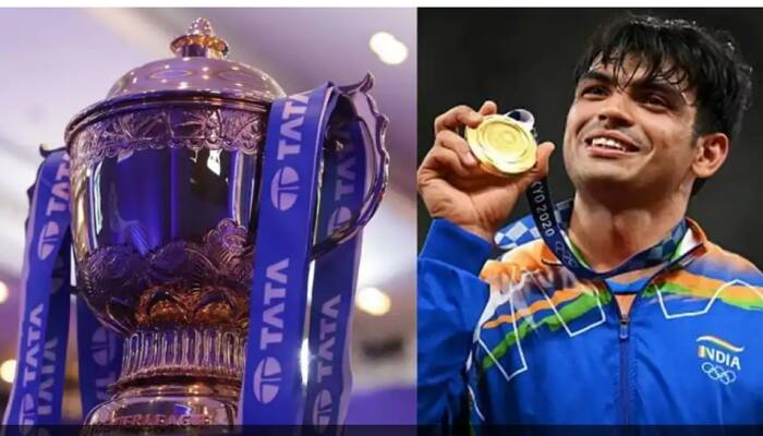 IPL 2022: Neeraj Chopra attends opening game between CSK vs KKR, check pic