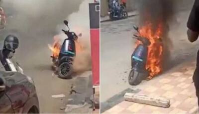 Ola electric scooter catches fire in Pune, investigation ordered - Watch video