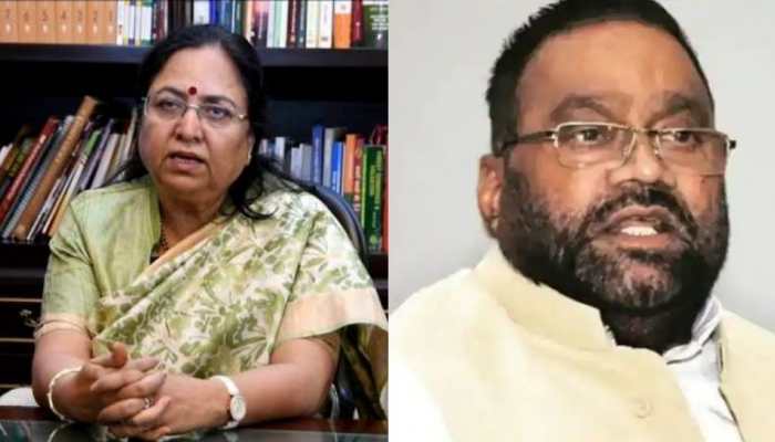 Uttar Pradesh minister Baby Rani Maurya hits out at Swami Prasad Maurya, calls him ‘opportunist&#039;