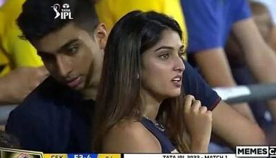 IPL 2022: New 'mystery girl' spotted during CSK vs KKR match, Netizens troll cameraman