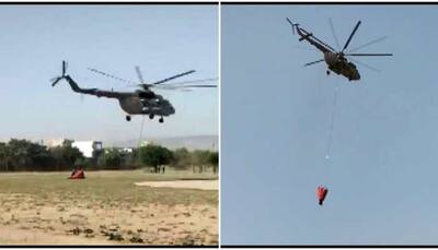 IAF choppers deployed to douse blaze in Rajasthan's Sariska Tiger Reserve