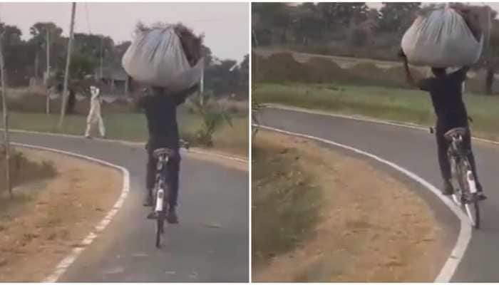 Amazed by his sense of balance Anand Mahindra shares video of &#039;human Segway&#039;- Watch