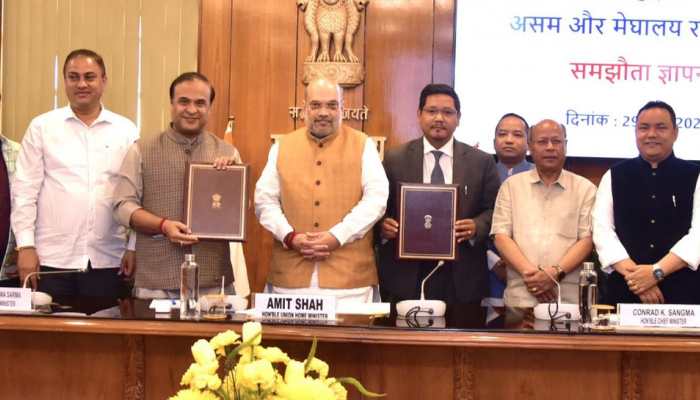 Amit Shah hails Assam-Meghalaya agreement, says 'it's a historic day for realising PM Modi's vision for northeast'