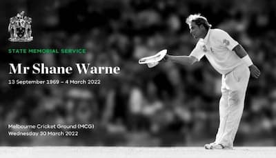 Shane Warne memorial service: When and where to watch program LIVE from MCG 