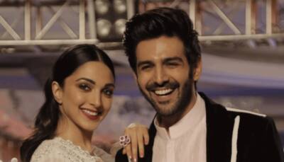 Kartik Aaryan, Kiara Advani pose with friend in adorable video, check out 