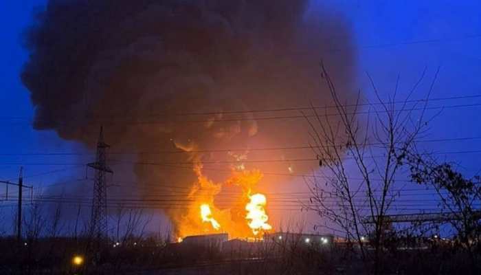 Ukraine &#039;launches first airstrike on Russian territory&#039;, Moscow says fuel depot hit